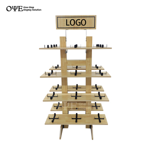 Cửa Hàng Bán Lẻ Kệ Gỗ Đứng Đặt Sàn Giá Trưng Bày Mũ Bóng Chày - Product Image 4