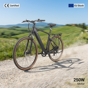 Vélo de course électrique 7 vitesses 700C pour hommes, frein hydraulique, capteur de couple, moteur de moyeu arrière 250W, batterie lithium 36V - Product Image 1