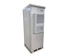 Armoire de batterie extérieure 38U 42U MS2000, système d'alimentation CC intégré pour télécommunications