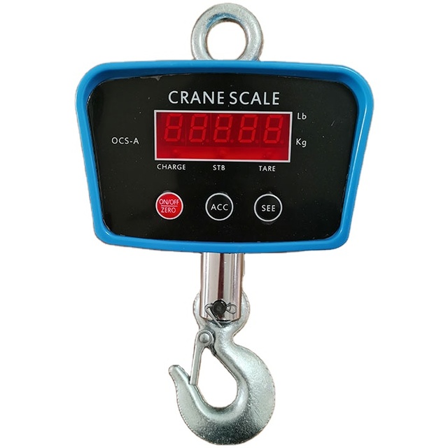 J&R 500KG AC/DC Charging Electronic Wireless BT Connection Large Display Industrial Crane Weighing Scale with APP
