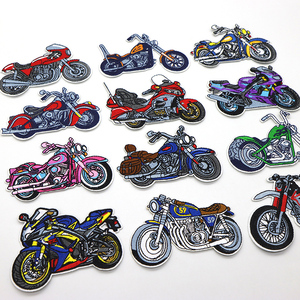 Parches Bordados Termoadhesivos Estilo Motero <span class=keywords><strong>Vintage</strong></span> para Motocicleta - Product Image 3