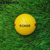 Balles de golf jaunes RTS 1 pièce pour practice, balles de golf durables pour l'entraînement et l'utilisation sur le practice, en stock, vente en gros OEM