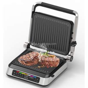 <span class=keywords><strong>Grill</strong></span> de contact électrique <span class=keywords><strong>professionnel</strong></span> avec indicateur de puissance, presse à <span class=keywords><strong>panini</strong></span>, presse à sandwich à plaque plate, <span class=keywords><strong>grill</strong></span> de contact <span class=keywords><strong>double</strong></span> numérique - Product Image 2