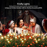 Lampes solaires d'extérieur étanches, lot de 4 avec 32 LED, décoration de jardin et de terrasse, cadeaux uniques pour femmes et grands-parents