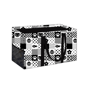 Sac fourre-tout imperméable <span class=keywords><strong>XXL</strong></span> écologique Sac d'épicerie réutilisable pour les voyages et la plage - Product Image 4