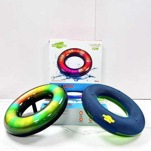<img src='https://gw.alicdn.com/imgextra/i2/O1CN01QS4ZVp1YS9q2kiCMu_!!6000000003057-2-tps-155-60.png'></img><span> </span>BOX-001 Super Bass Fabric Wireless BT Speaker FM Radio Waterproof Stereo Subwoofer High Quality Active RGB Light Round Speaker