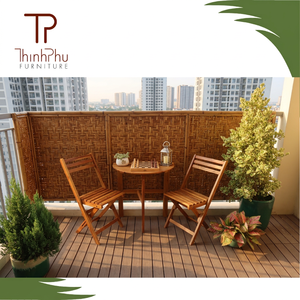 Wholesale Solid Wood Furniture Set Coffee <b>Table</b> Chairs for Home <b>Bar</b> Restaurant Hotel Coffee Shop Garden Use Made in Vietnam - Product Image 2