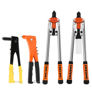 Ruwei <b>Rivet</b> <b>Gun</b> Manual 2.4-4.8mm Two-hand Operation Multifunctional Aluminum Alloy Riveting Tool - Product Image 1