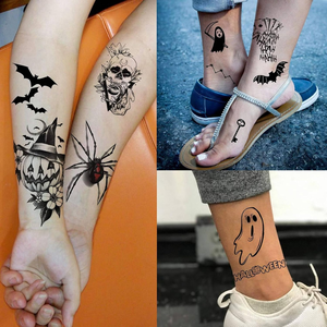 Tatuajes Temporales al por Mayor, 52 Hojas, Impresión UV, Vinilo Impermeable, Patrones con Eslogan para Niños, Niñas, Mujeres, Hombres y Adultos - Product Image 3