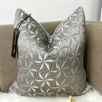 Housse de coussin décorative pour la maison en jacquard, différentes couleurs luxueuses, nouveaux designs tendance, housses de coussin décoratives