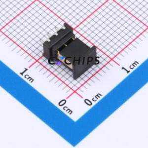 GT-BTP20003-0280A-009A Blade/Spring Contact Battery Connector SMD,P=2mm Connector Blade Contact Type Male 2mm 3P Vertical Mount - Product Image 1