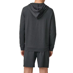 Ensemble de survêtement pour homme 100% coton, sweat à capuche et short, vêtements de tous les jours pour l'automne, streetwear tendance - Product Image 3