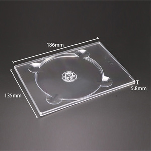 WEISHENG Vente en gros de plateaux de remplacement pour DVD, CD, <span class=keywords><strong>Blu</strong></span>-<span class=keywords><strong>ray</strong></span>, Digipak, format A5, transparents, simples et doubles - Product Image 6