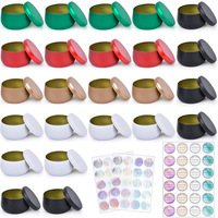 Mini Aromathérapie Bougie Tin Box Emballage Cadeau pour Thé Boîte En Métal