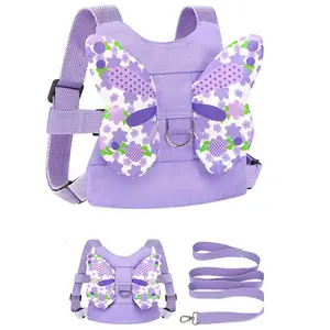 Elegant Angel Wings Baby Safety Firm Harness Backpack Carry Training Kids Toddler Leash For Cute Baby Walking Belts