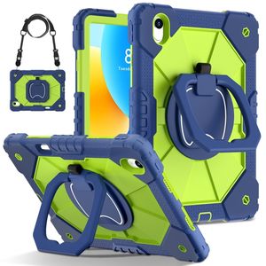 Meilleure vente en gros pour Huawei Matepad 11.5 2023 Contrast Color Robot Silicone Hybrid PC Tablet Case - Product Image 2