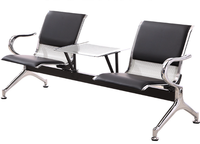 Chaise d'attente publique à 3 places pour station de bus, métro, train