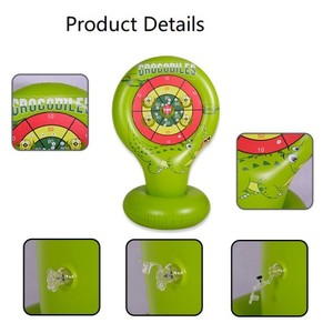Juego de Lanzamiento de Objetivos de Cocodrilo Inflable de PVC, Resistente al Agua, para Exteriores - Product Image 2