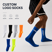 Chaussettes de sport OEM personnalisées à compression, respirantes, douces, décontractées, pour la course à pied, vente en gros