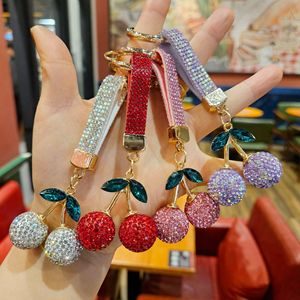 Sparkling Rhinestone Bow Keychain Luxury Bling Crystal Diamond Bag Charm Fashion Glitter <b>Keyring</b> Car Keychain Decoration Pendant - Product Image 1