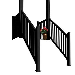 Rampe d'escalier moderne en <span class=keywords><strong>PVC</strong></span> sur mesure à prix abordable pour balcon, <span class=keywords><strong>extérieur</strong></span>, hôtel, cour, avec finition thermolaquée, installation facile - Product Image 3