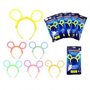 Diadema que brilla en la oscuridad 7 \ "X 7,5 \" 144PCS Por CS para Novedades de fiesta - Product Image 1