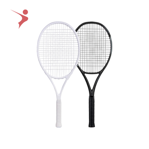 Ottima Racchetta da Tennis Bianca e Racchetta da Tennis Nera in Lega di Carbonio con Struttura Integrata, OEM Benvenuti - Product Image 1