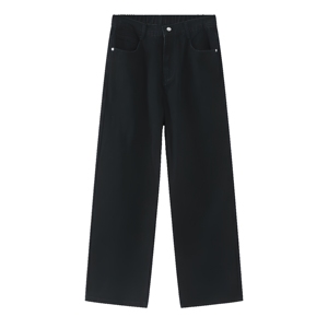 Jeans en denim baggy pour hommes, sur mesure, OEM, taille basse, denim premium pour les marques de streetwear américaines, faible MOQ - Product Image 1