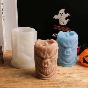 Stampo a forma di candela cilindrica profumata decorativa di Halloween Halloween dial Devil King Style Angel a grandezza naturale - Product Image 1