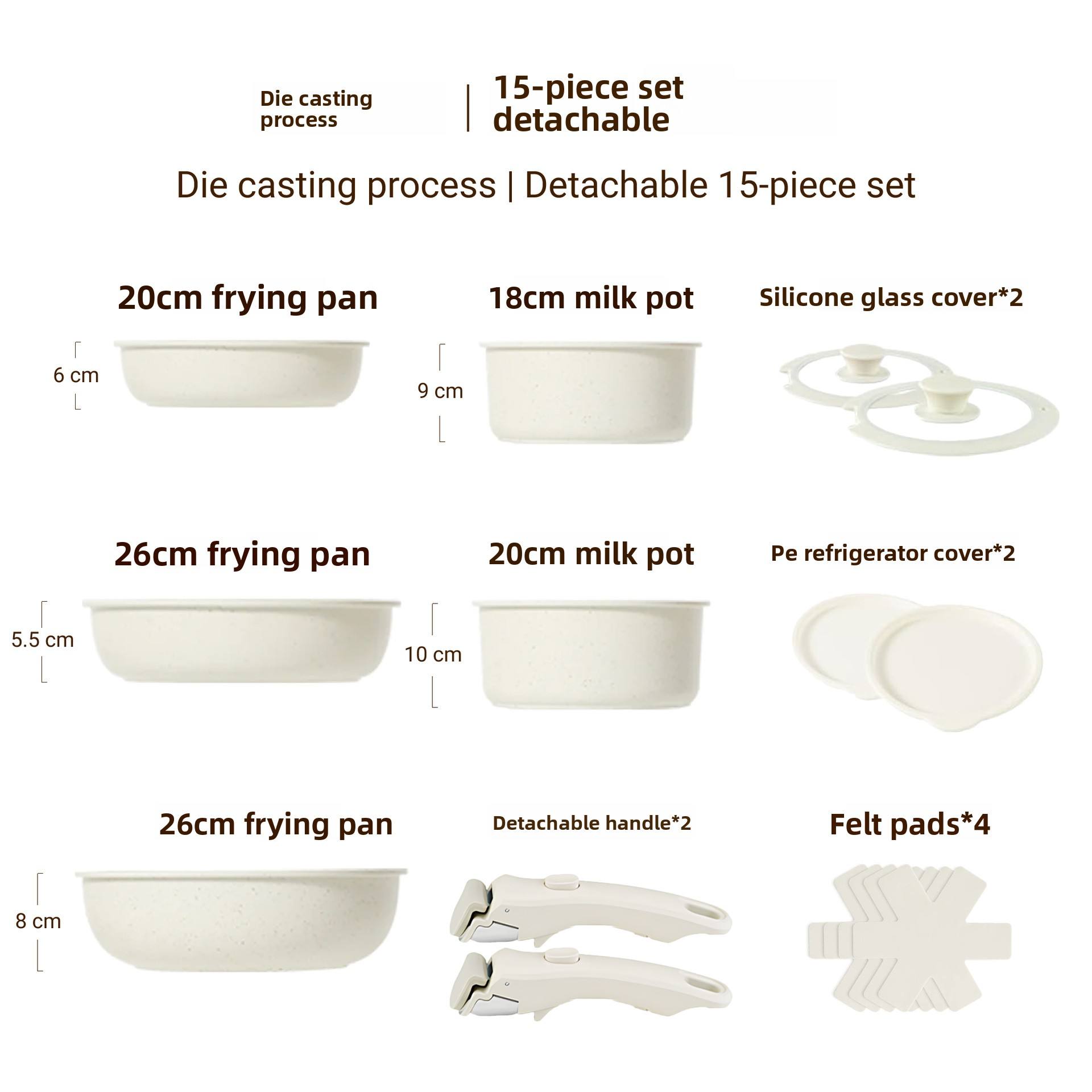 Set de utensilios de cocina de 15 piezas