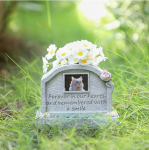 Resin Memorial Headstones <b>for</b> Pets, Memorial Ornaments and Funeral Supplies <b>for</b> Cats and Dogs, Memorial <b>Plaques</b> <b>for</b> Animals - Product Image 2