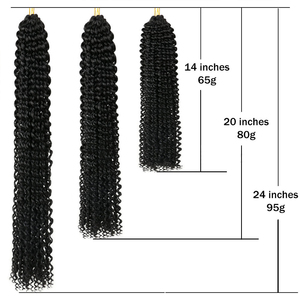 Offre Spéciale Tresses Africaines Synthétiques 14/18 Pouces Mèches Passion <span class=keywords><strong>Twist</strong></span> Pré-Torsadées Crochetées Bouclées Douces et Pas Chères en Gros - Product Image 6