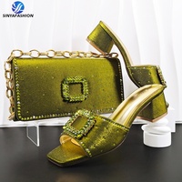 Sinya Nouvelle Collection – Chaussures Décontractées pour Femme en Cuir Véritable de Haute Qualité (5,5 cm) avec Sac Assorti – Magnifique Ensemble pour Fêtes et Mariages
