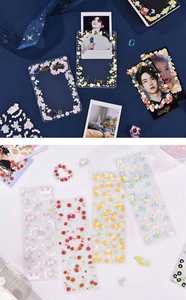 Die Cut Self Adhesive Reflective rainbow Holographic Labels Custom Hologram Sticker with Different Flower <b>Pattern</b> - Product Image 6