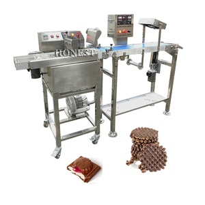 Machines à enrober de chocolat / Fraise séchée congelée enrobée de chocolat / Machine à enrober les biscuits de chocolat - Product Image 3