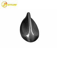 Pièces de carrosserie Alfa Romeo Giulia Stelvio 2015-2023, couvre-antenne en fibre de carbone sèche en forme d'aileron de requin, protection externe en forme d'aileron de requin
