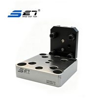 Pince de fraisage manuelle à quatre unités de 52 mm, robuste, en acier inoxydable trempé pour centre d'usinage CNC