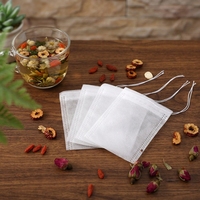 100 pièces/sac Sacs filtrants jetables en PP non tissé de qualité alimentaire pour soupes, assaisonnements et sachets de bain