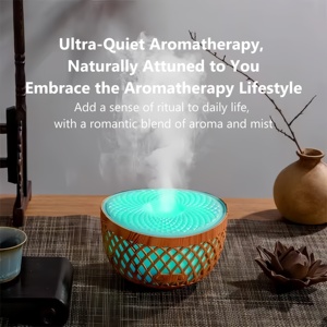 Wholesale Aromatherapy Gold <b>Essential</b> <b>Oil</b> <b>Diffuser</b> Home Middle East Night Light 320ml Mist Humidifier USB Powered Desktop Large - Product Image 3