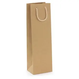 Shopper per Vino in Carta Kraft Personalizzata per Merchandising - Product Image 1