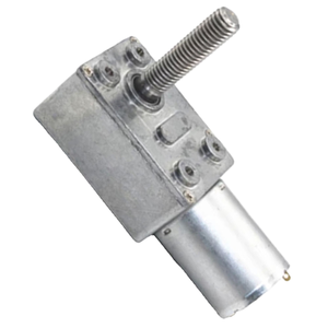 Moteur à vis sans fin à aimant permanent à courant continu 72V, axe de vis M8 de 32mm, 6-150 tr/min, autobloquant, pour ventilateur, bateau, bricolage, appareil ménager - JGY-370-M8 - Product Image 1