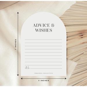 Tarjetas de deseos de consejos para despedida de soltera, Baby Shower, graduación, tarjetas de notas de recuerdo de jubilación para invitados 5x7 - Product Image 6