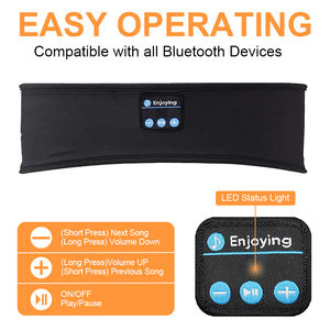 Musik-Kopfhörer Schlafmaske Bluetooth-Kopfhörer zum Schlafen Schlaf-Kopfhörer Bluetooth-Sport-Stirnband - Product Image 3