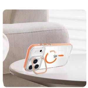 Funda magnética para iPhone 17 Pro <span class=keywords><strong>Max</strong></span> Hard PC Kickstand Back Cover para IPhone17 16 15 14 Factory <span class=keywords><strong>Direct</strong></span> LM064 - Product Image 4