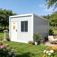 Maison conteneur mobile et démontable en acier préfabriqué, contemporaine, de 20 ou 40 pieds, pour mini-villa, bureau à domicile, hôtel ou magasin