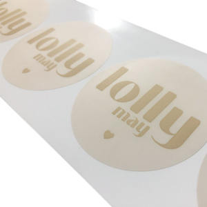 Etiqueta <span class=keywords><strong>de</strong></span> impresión <span class=keywords><strong>de</strong></span> logotipo personalizado, pegatina redonda, etiquetas <span class=keywords><strong>de</strong></span> embalaje <span class=keywords><strong>de</strong></span> agradecimiento en hojas - Product Image 5