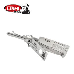 Alat Pembuka Kunci Lishi KW5 <span class=keywords><strong>2</strong></span> in 1, 6 Pin untuk Kunci Pintu, Alat Pembuka Kunci dari Baja Anti Karat untuk Ahli Kunci - Product Image 5