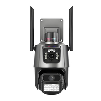 Caméra de sécurité domestique sans fil en gros, caméra WIFI de sécurité 1MP à double objectif, caméra intérieure compatible WIFI, application PIX-LINK CAM