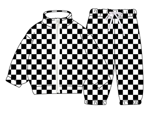 Set Giacca con Zip e Pantaloni a Quadretti per Bambini e Bambine, Completo Due Pezzi in Morbido Tessuto Effetto Pelliccia di Volpe Argentata, Caldo e Confortevole per l'Uso Quotidiano - Product Image 5