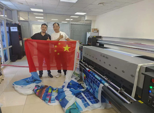 2.2m Cờ biểu ngữ trực tiếp máy in dệt I3200-A1 đầu in vải máy in cờ máy in thăng hoa - Product Image 5